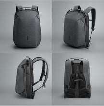 Load image into Gallery viewer, Kingsons Man Backpack Fit 15 inch Laptop USB Recharging Multi-layer Space Travel Male Bag Anti-thief Mochila