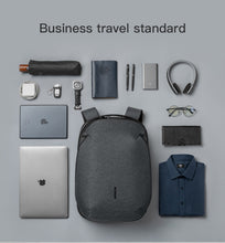 Load image into Gallery viewer, Kingsons Man Backpack Fit 15 inch Laptop USB Recharging Multi-layer Space Travel Male Bag Anti-thief Mochila