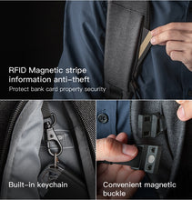 Load image into Gallery viewer, Kingsons Man Backpack Fit 15 inch Laptop USB Recharging Multi-layer Space Travel Male Bag Anti-thief Mochila