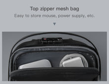 Load image into Gallery viewer, Kingsons Man Backpack Fit 15 inch Laptop USB Recharging Multi-layer Space Travel Male Bag Anti-thief Mochila