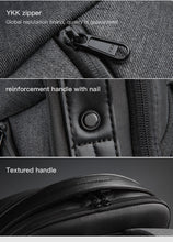 Load image into Gallery viewer, Kingsons Man Backpack Fit 15 inch Laptop USB Recharging Multi-layer Space Travel Male Bag Anti-thief Mochila