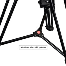 Load image into Gallery viewer, miliboo MTT601A Aluminum Heavy Duty Fluid Head Camera Tripod for Camcorder/DSLR Stand Professional Video Tripod