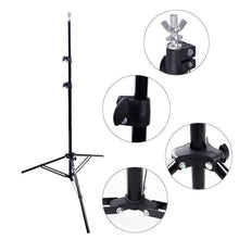 Load image into Gallery viewer, Photography Background Backdrop Stand Support System Kit for Photo Studio Photo Background Stand with  Carrying Bag
