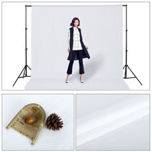 Load image into Gallery viewer, Green screen Photography Backdrops Green/White/Black/Blue/Grey Muslin Polyester-cotton Professional Background for Photo Studio
