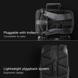 Kingsons Man Backpack Fit 15 inch Laptop USB Recharging Multi-layer Space Travel Male Bag Anti-thief Mochila