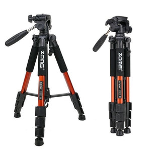 New Zomei Tripod Z666 Professional Portable Travel Aluminium Camera Tripod Accessories Stand with Pan Head for Canon Dslr Camera