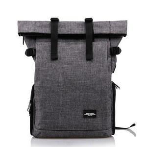 Photo Multi-functional Waterproof Polyester Bag  w/ USB Port DSLR Camera Shoulders Backpack Soft Padded Bag fit 15inch Laptop