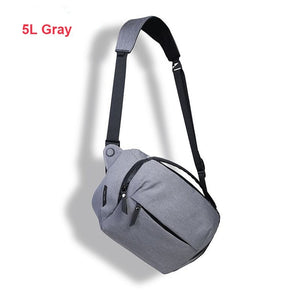 Waterproof 5L Gray&Dark Gray DSLR Camera Bag Shoulder Bag Camera Case for Canon Nikon Sony Olympus Dslr Camera